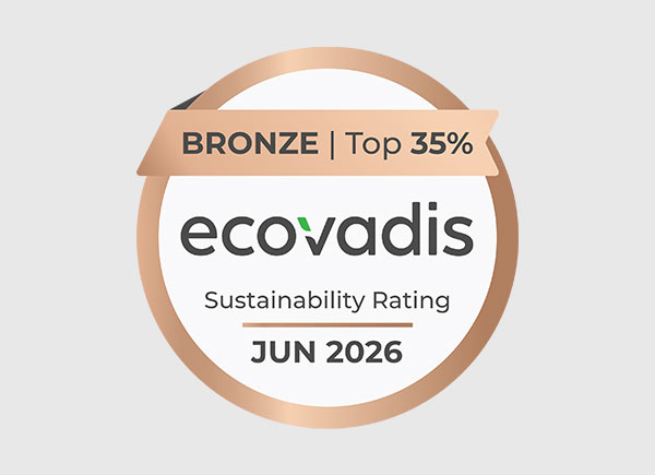 ecovadis Sustainibility Rating Juni 2026 - Bronze | Top 35%